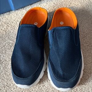 Navy Blue Slip-On Shoes